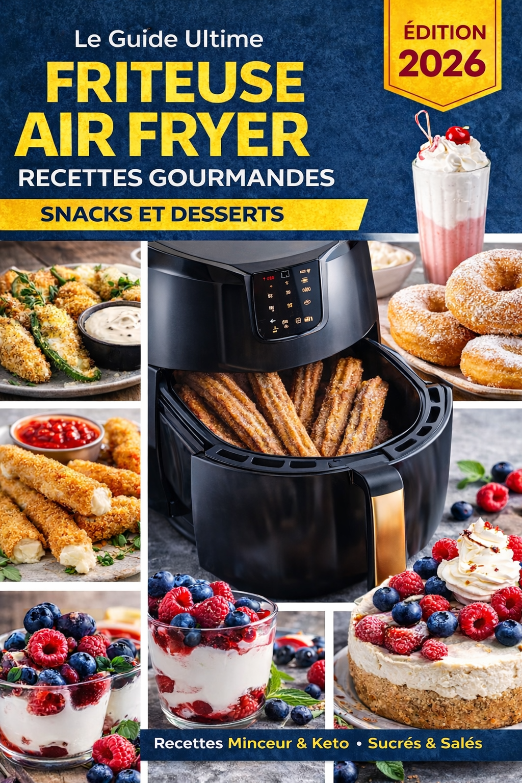 Le Livre Ultime de Recettes Air Fryer : Snacks & Desserts (Édition 2026)